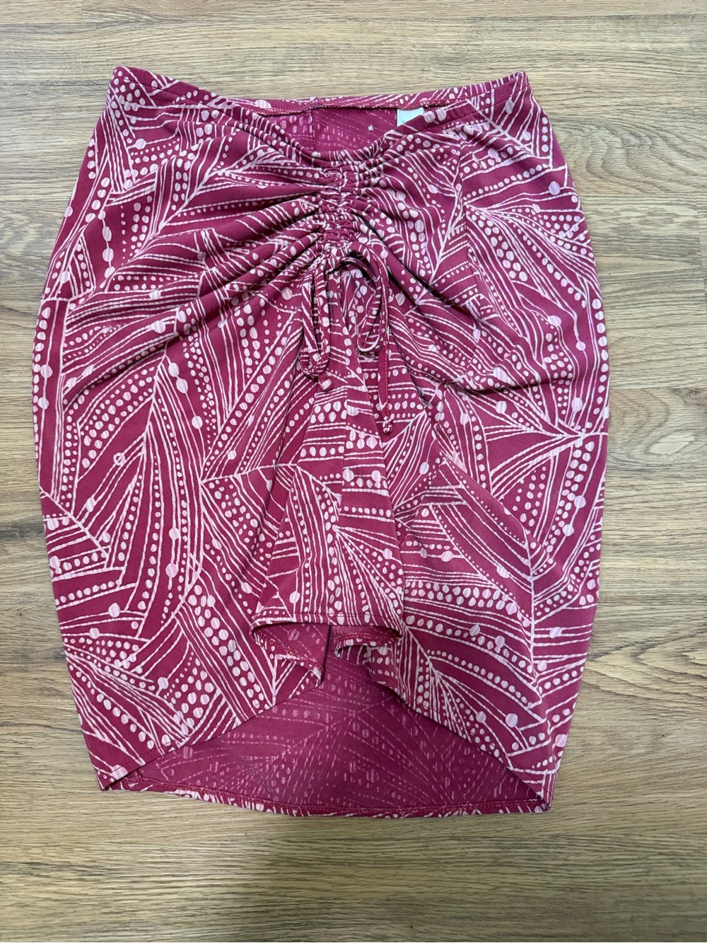 Old Navy Raspberry Pink Ruched Tankini-Style Top - Picture 2 of 4